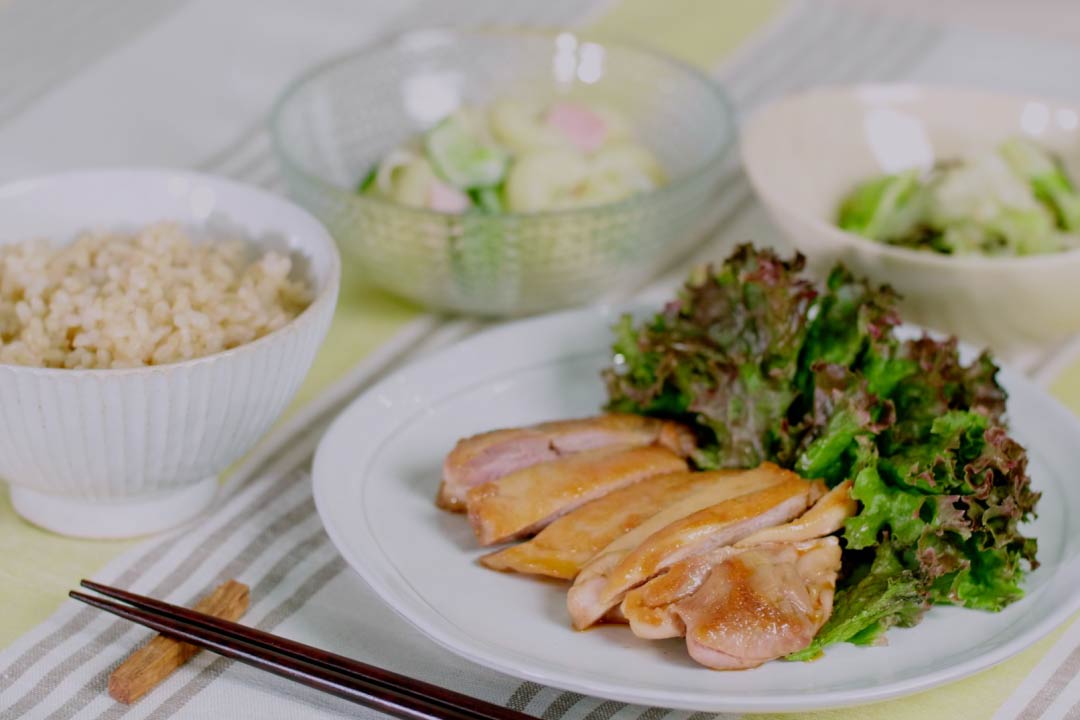 糖尿病患者さん向け「鶏の照り焼き献立」レシピ動画